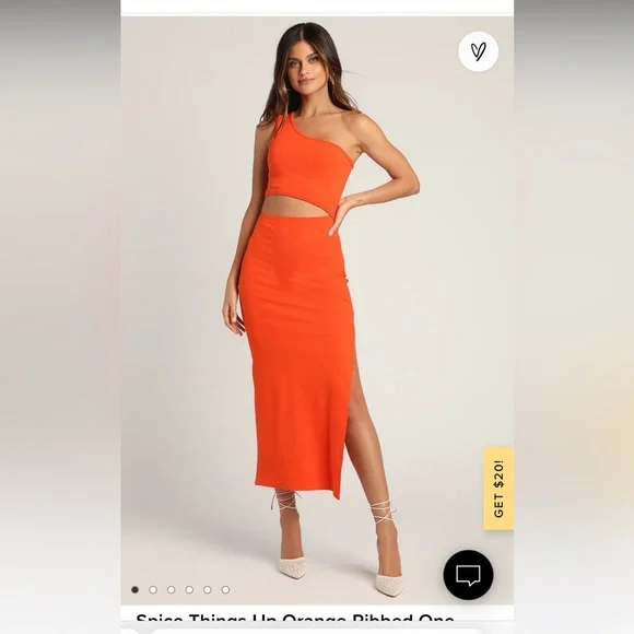 ★MEENDERI★SHIRRING RIBBON SLIT DRESS - ORANGE★正規品/人気 bkk11728_coral_xl?pdp.template